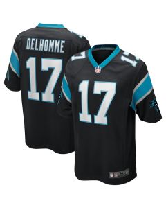 Jake Delhomme 17 Carolina Panthers Men Game Retired Jersey – Black