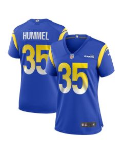 Jake Hummel 35 Los Angeles Rams Women Game Jersey – Royal