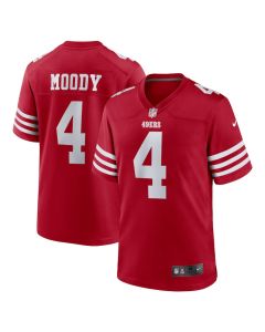 Jake Moody 4 San Francisco 49ers Game Men Jersey – Scarlet