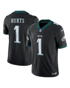 Jalen Hurts 1 Philadelphia Eagles Vapor F.U.S.E. Limited Jersey – Black