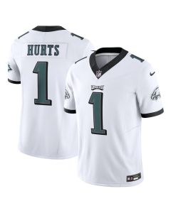 Jalen Hurts 1 Philadelphia Eagles Vapor F.U.S.E. Limited Jersey – White