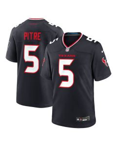 Jalen Pitre 5 Houston Texans Game Jersey – Men, Navy