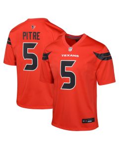 Jalen Pitre 5 Houston Texans Youth Alternate Game Jersey – Red