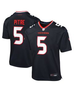 Jalen Pitre 5 Houston Texans Youth Game Jersey – Navy