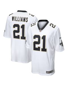 Jamaal Williams 21 New Orleans Saints Game Jersey – Men, White
