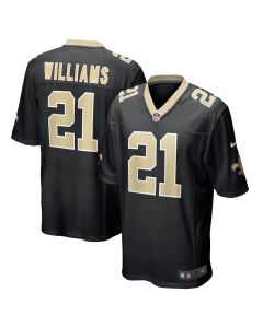 Jamaal Williams 21 New Orleans Saints Men Game Jersey – Black