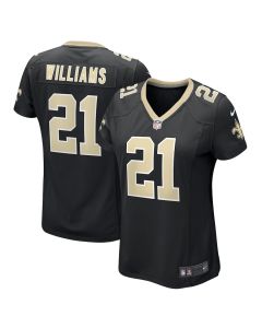 Jamaal Williams 21 New Orleans Saints Women Jersey – Black
