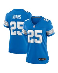 Jamal Adams 25 Detroit Lions Women’s Team Game Jersey – Blue