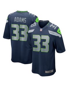 Jamal Adams 33 Seattle Seahawks Men Game Team Jersey – College Navy