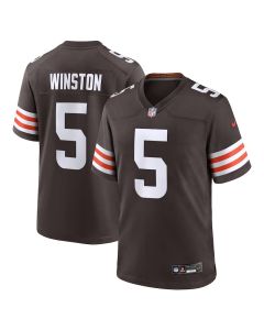 Jameis Winston 5 Cleveland Browns Team Game Men Jersey – Brown