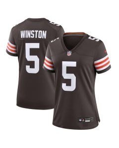 Jameis Winston 5 Cleveland Browns Women’s Game Jersey – Brown