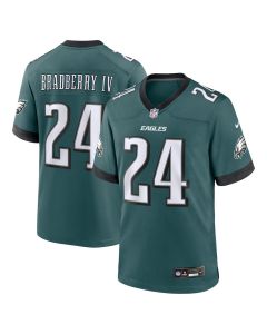 James Bradberry IV 24 Philadelphia Eagles Team Game Men Jersey – Midnight Green