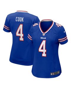 James Cook 4 Buffalo Bills Women Game Jersey – Royal