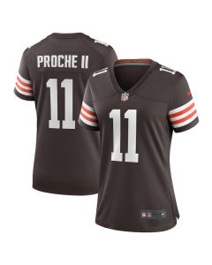James Proche II 11 Cleveland Browns Game Women Jersey – Brown