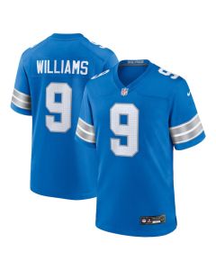 Jameson Williams 9 Detroit Lions Game Men Jersey – Blue