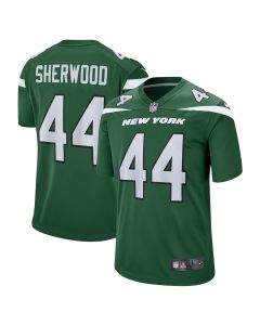 Jamien Sherwood 44 New York Jets Men Game Jersey – Gotham Green