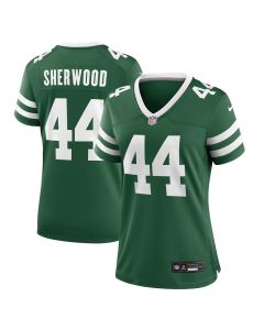 Jamien Sherwood 44 New York Jets Women’s Team Game Jersey – Legacy Green