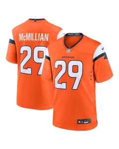 Ja’Quan McMillian 29 Denver Broncos Team Game Men Jersey – Orange