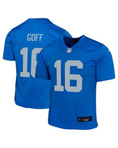 Jared Goff 16 Detroit Lions Alternate Game YOUTH Jersey – Blue
