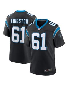 Jarrett Kingston 61 Carolina Panthers Game Men Jersey – Black