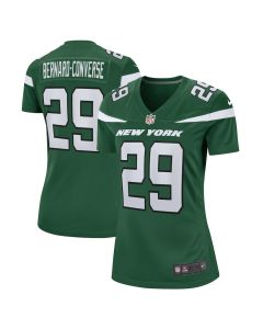 Jarrick Bernard 29 New York Jets Women’s Game Jersey – Gotham Green