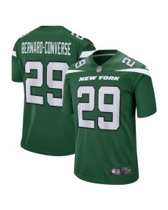 Jarrick Bernard Converse 29 New York Jets Game Men Jersey – Gotham Green