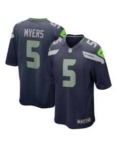 Jason Myers 5 Seattle Seahawks Men Game Jersey – College Navy