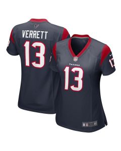 Jason Verrett 13 Houston Texans Women Game Jersey – Navy