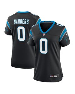 Ja’Tavion Sanders 0 Carolina Panthers Women’s Game Jersey – Black