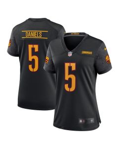 Jayden Daniels 5 Washington Commanders Women’s Alternate Game Player Jersey – Black
