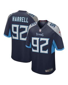 Jaylen Harrell 92 Tennessee Titans Game Men Jersey – Navy