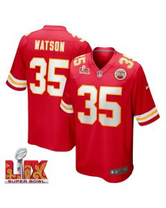 Jaylen Watson #35 Kansas City Chiefs Super Bowl LIX Jersey – Men’s – Red