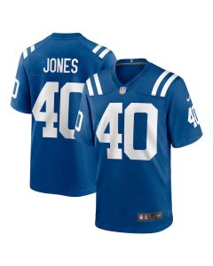 Jaylon Jones 40 Indianapolis Colts Game Men Jersey – Royal