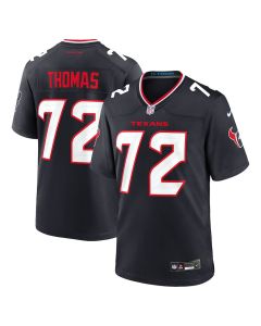 Jaylon Thomas 72 Houston Texans Team Game Men Jersey – Navy