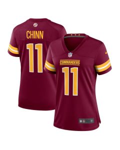 Jeremy Chinn 11 Washington Commanders Women’s Game Jersey – Burgundy