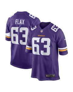 Jeremy Flax 63 Minnesota Vikings Game Men Jersey – Purple