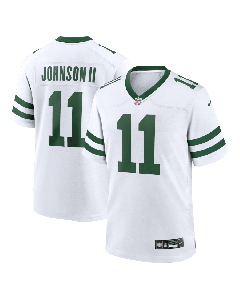 Jermaine Johnson II 11 New York Jets Alternate Game Jersey – Men White