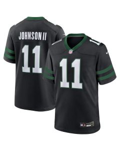 Jermaine Johnson II 11 New York Jets Alternate Game Men Jersey – Legacy Black