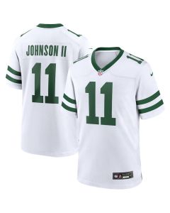 Jermaine Johnson II 11 New York Jets Game Men Jersey – Legacy White