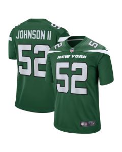 Jermaine Johnson II 52 New York Jets Men Game Jersey – Green