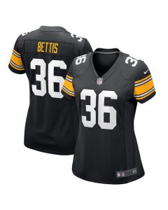 Jerome Bettis 36 Pittsburgh Steelers Women Retired Jersey – Black