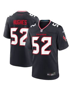 Jerry Hughes 52 Houston Texans Team Game Men Jersey – Navy