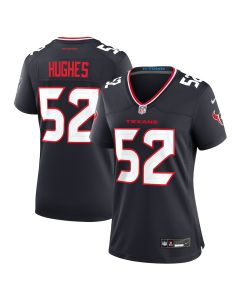 Jerry Hughes 52 Houston Texans Women’s Team Game Jersey – Navy