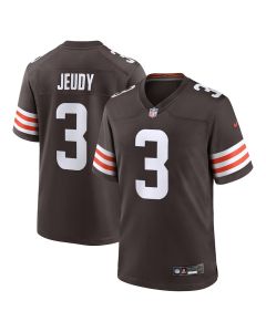 Jerry Jeudy 3 Cleveland Browns Game Men Jersey – Brown