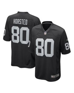 Jesper Horsted 80 Las Vegas Raiders Team Game Men Jersey – Black