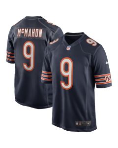 Jim McMahon 9 Chicago Bears Men Game Retired Jersey – Navy