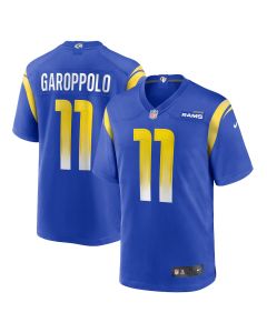 Jimmy Garoppolo 11 Los Angeles Rams Game Men Jersey – Royal
