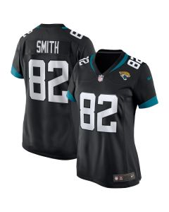 Jimmy Smith 82 Jacksonville Jaguars Women Game Retired Jersey – Black