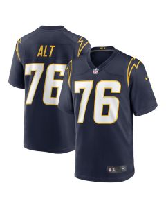 Joe Alt 76 Los Angeles Chargers Player Game Men Jersey – Navy