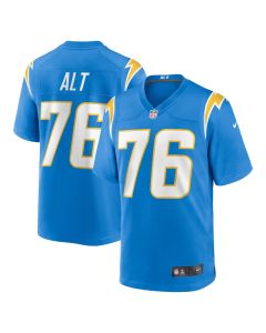 Joe Alt 76 Los Angeles Chargers Player Game Men Jersey – Powder Blue